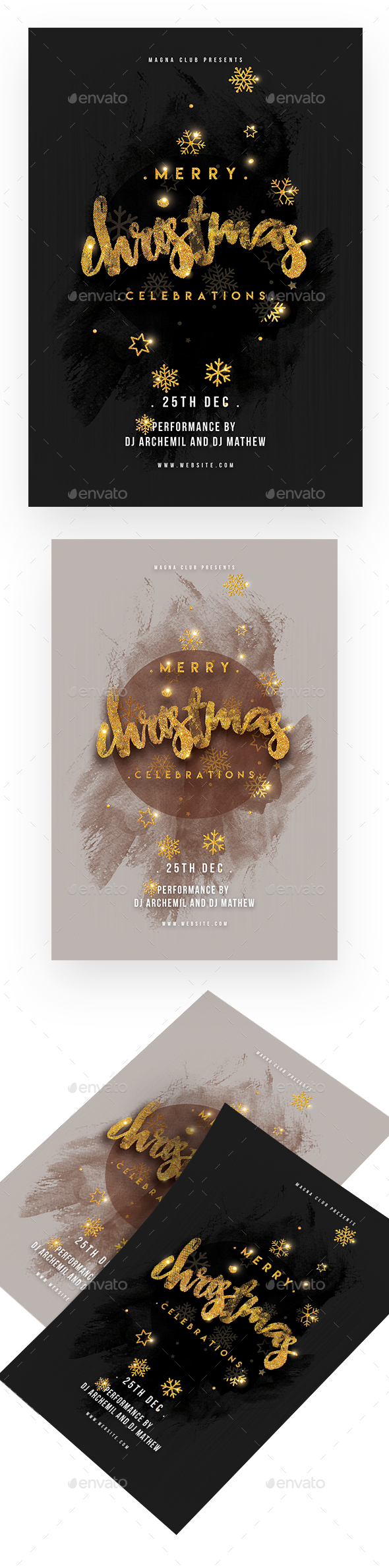 GraphicRiver Christmas Celebration Party Flyer 20984714 GraphicRiver Christmas Celebration Party Flyer 20984714