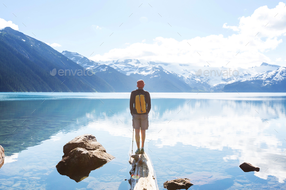 Garibaldi lake - Stock Photo - Images