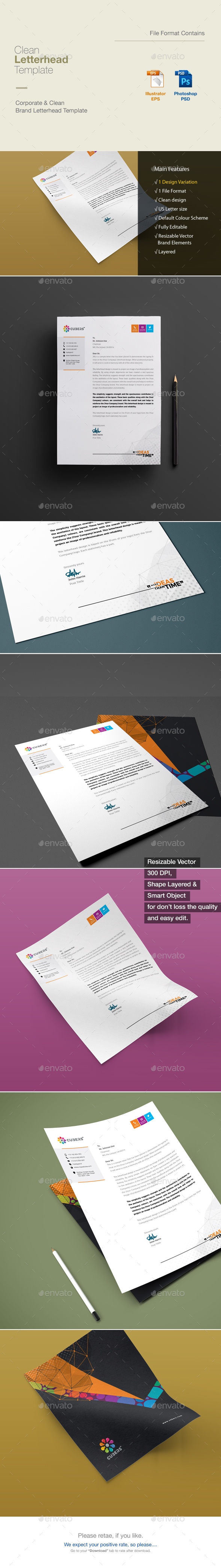 GraphicRiver Corporate Business Letterhead Template 20985360 GraphicRiver Corporate Business Letterhead Template 20985360