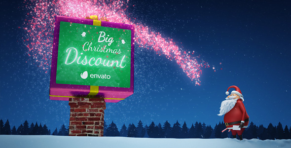 Fun & Magical Santa Claus Video for Gifts and Discounts - After Effects Video