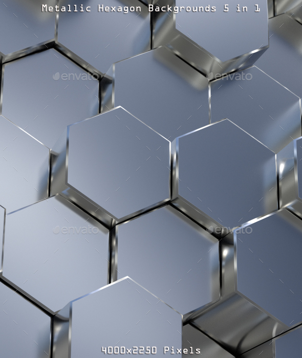 GraphicRiver Metallic Hexagon Backgrounds 20986658 GraphicRiver Metallic Hexagon Backgrounds 20986658