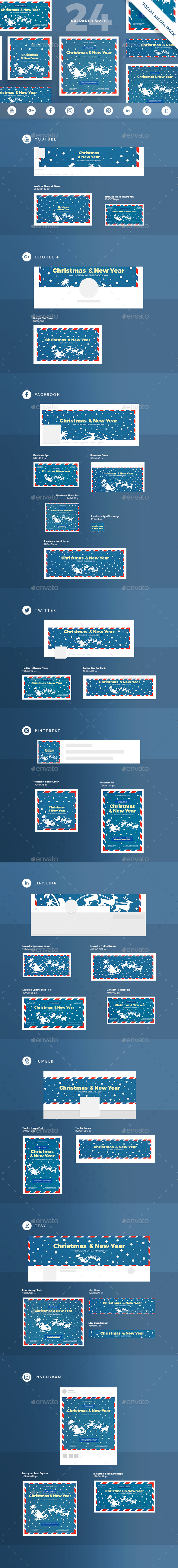 GraphicRiver Christmas Travel Social Media Pack 20986975 GraphicRiver Christmas Travel Social Media Pack 20986975