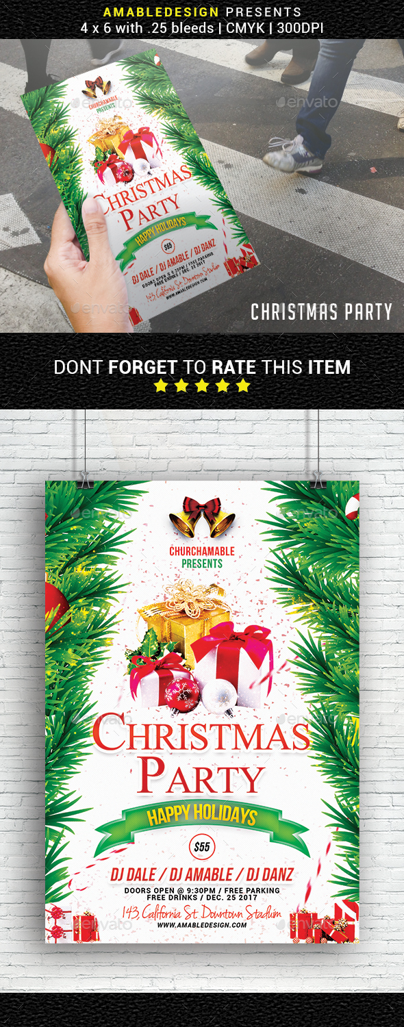 GraphicRiver Christmas Party Flyer 20987003 GraphicRiver Christmas Party Flyer 20987003