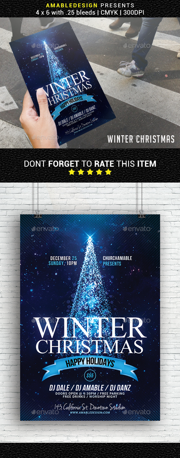 GraphicRiver Winter Christmas Flyer 20987014 GraphicRiver Winter Christmas Flyer 20987014