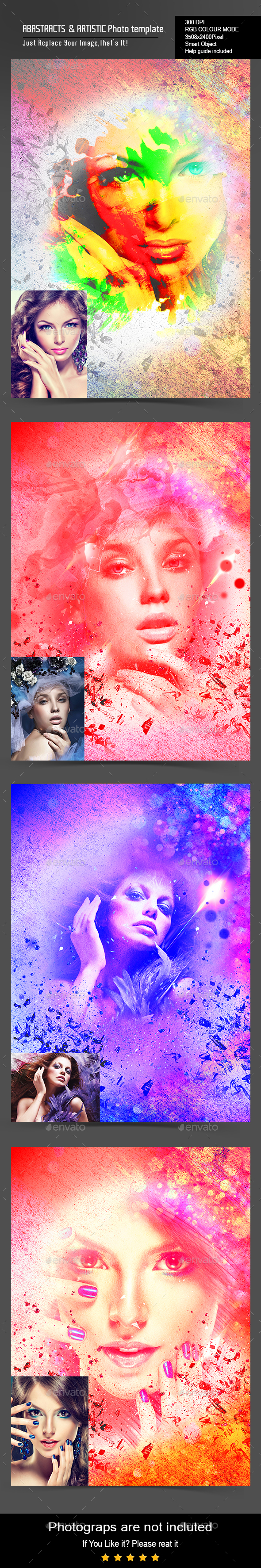 GraphicRiver Artistic Photo Template 20987757 GraphicRiver Artistic Photo Template 20987757