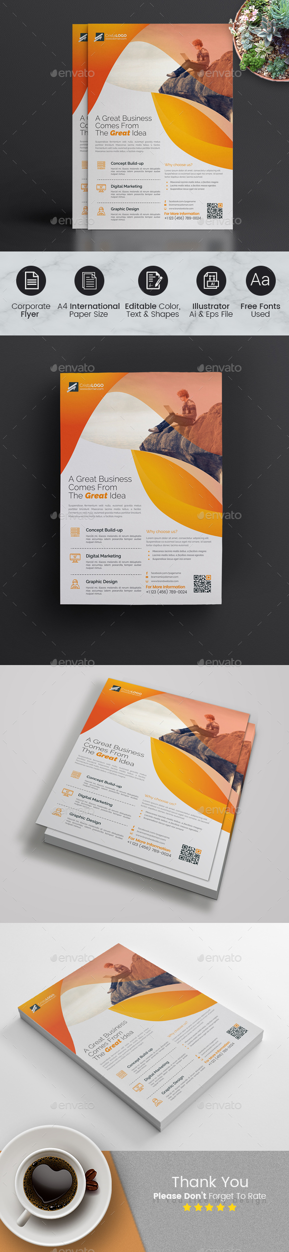 GraphicRiver Creative Flyer 20988449 GraphicRiver Creative Flyer 20988449