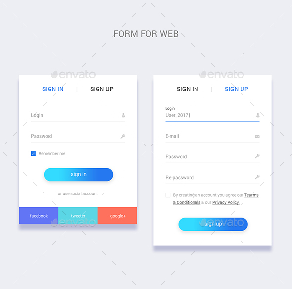 GraphicRiver Form For Web 20988457 GraphicRiver Form For Web 20988457