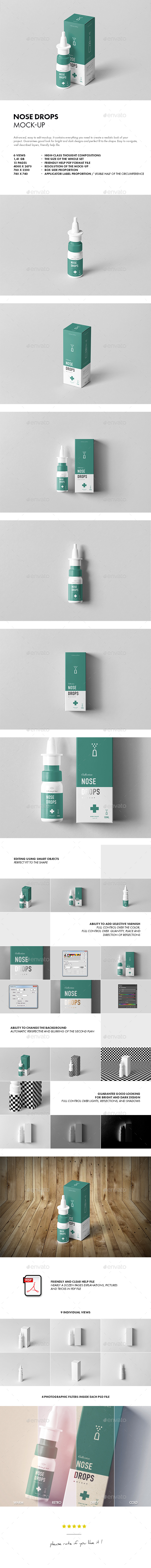 GraphicRiver Nose Drops Mock-up 20988481 GraphicRiver Nose Drops Mock-up 20988481