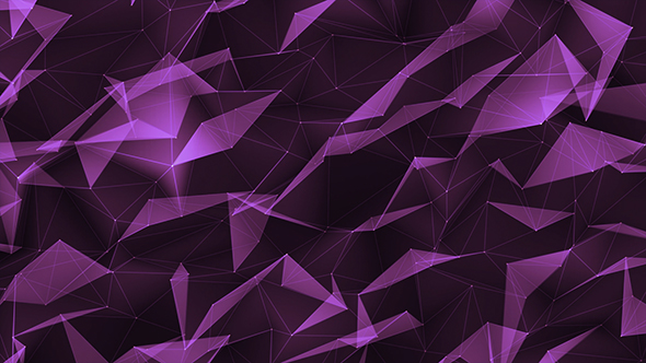 Polygonal Purple Background, Motion Graphics | VideoHive
