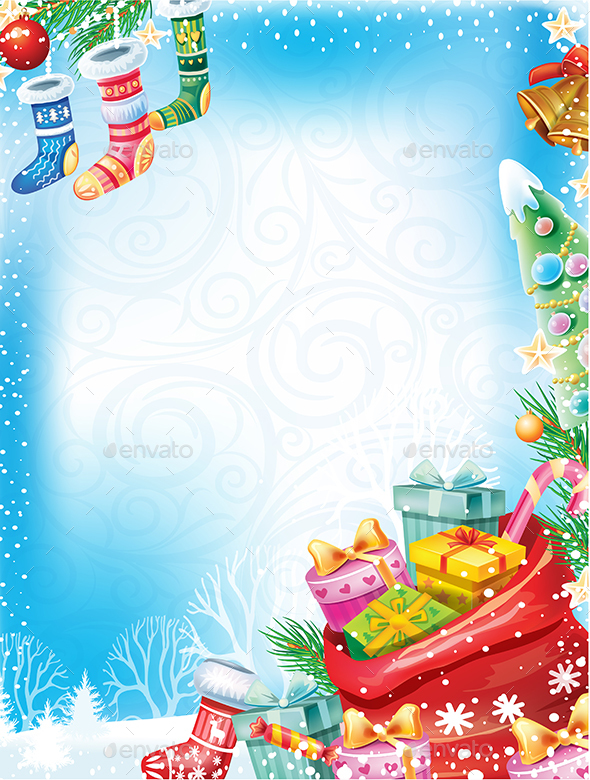 GraphicRiver Christmas Card with Gifts 20988962 GraphicRiver Christmas Card with Gifts 20988962