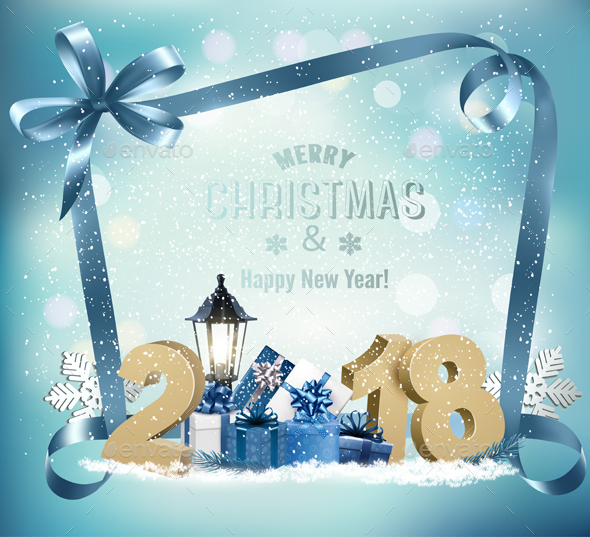 GraphicRiver Christmas Holiday Background And Presents 20989266 GraphicRiver Christmas Holiday Background And Presents 20989266