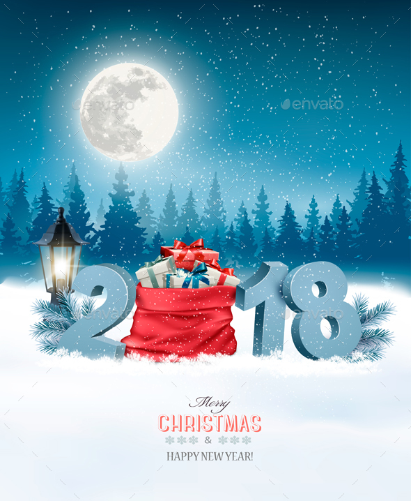 Christmas Holiday Banners With Presents - Christmas Seasons/Holidays
