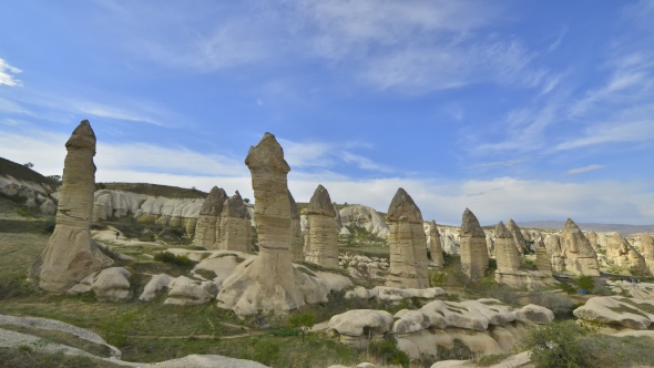 Famous Love Valley in Cappadocia