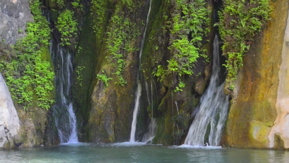 Amazing View of Waterfall in Goynuk Canyon, Antalia