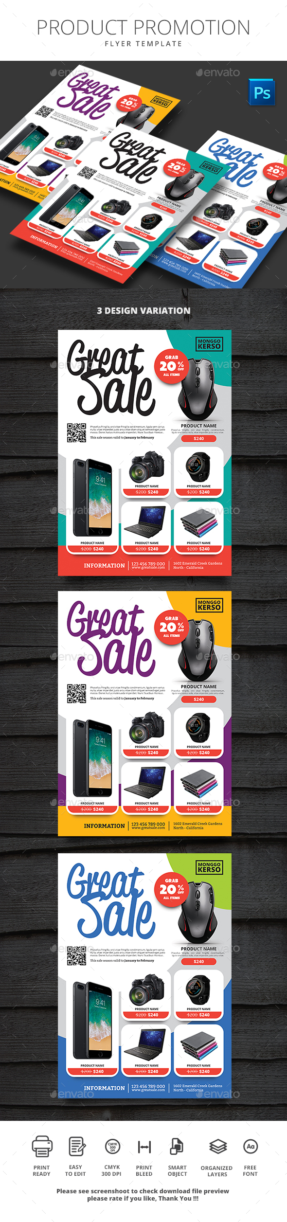 GraphicRiver Product Promotion Flyer 20989793 GraphicRiver Product Promotion Flyer 20989793