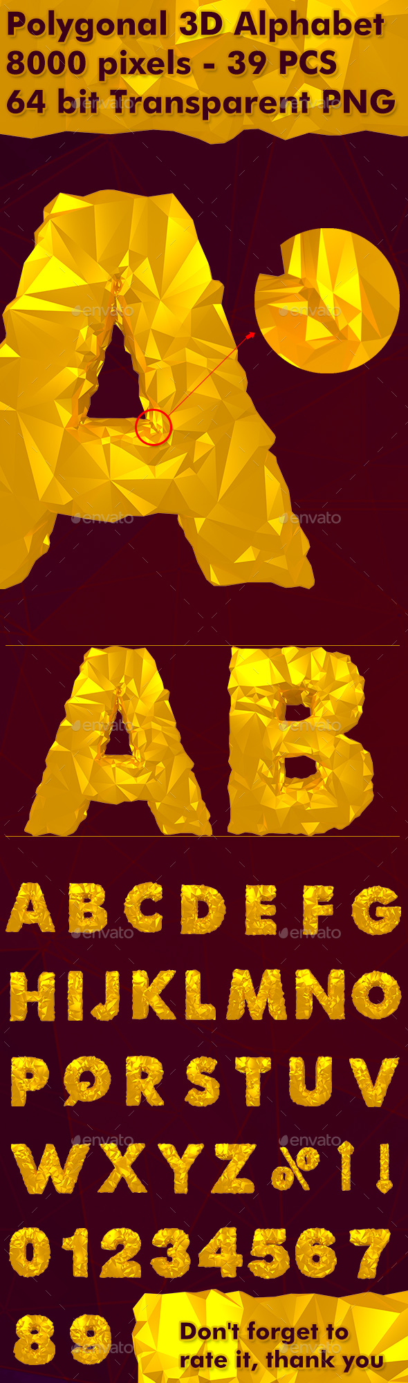 GraphicRiver 3D Polygonal Alphabet 39 PCS 20989838 GraphicRiver 3D Polygonal Alphabet 39 PCS 20989838