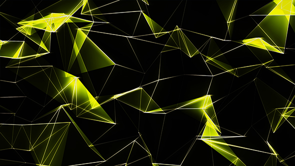 Geometrical Yellow Background Abstract, Motion Graphics | VideoHive