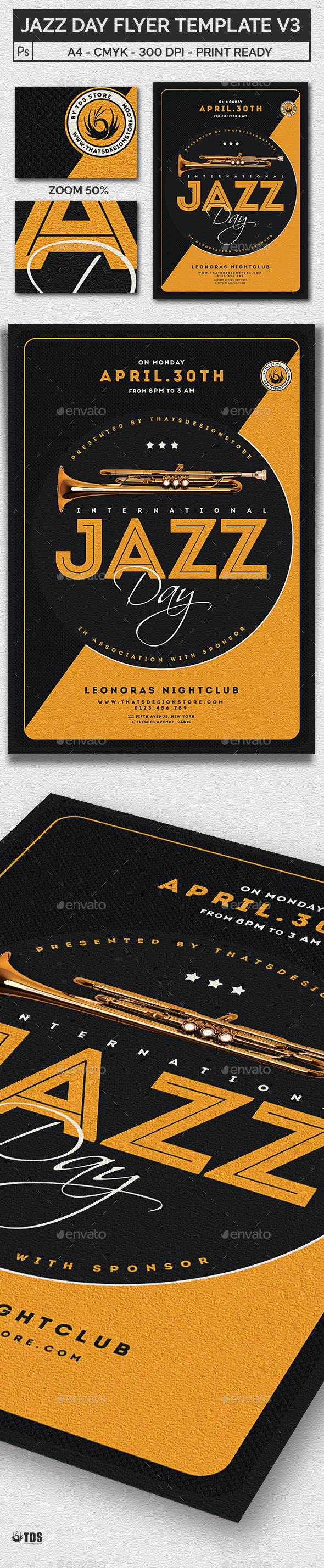 GraphicRiver Jazz Day Flyer Template V3 20990759 GraphicRiver Jazz Day Flyer Template V3 20990759