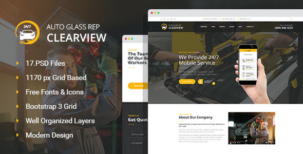 ClearView - Auto - ThemeForest 20990885