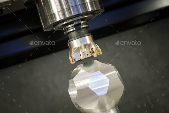 Metalworking CNC milling machine. - Stock Photo - Images