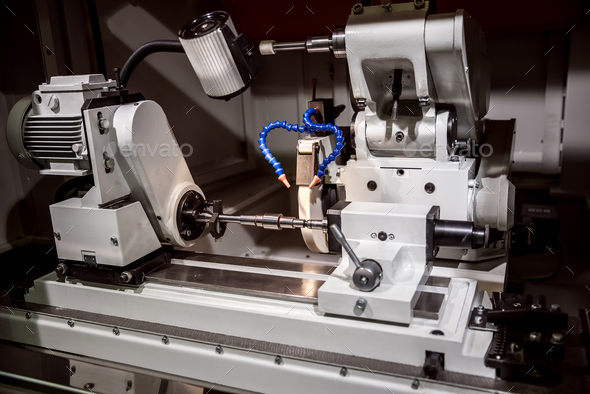 Metalworking CNC milling machine. - Stock Photo - Images