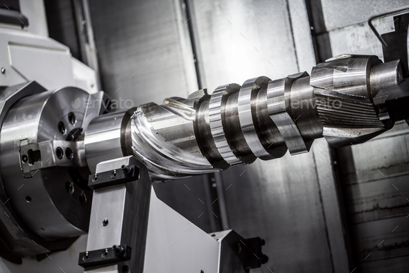 Metalworking CNC milling machine. - Stock Photo - Images