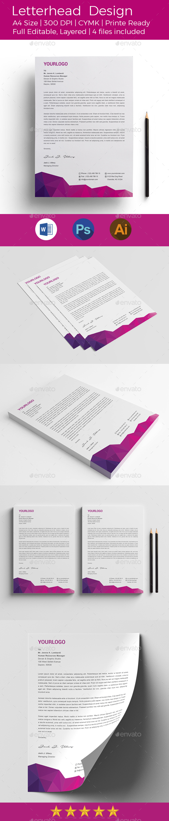 GraphicRiver Letterhead Design 20991104 GraphicRiver Letterhead Design 20991104