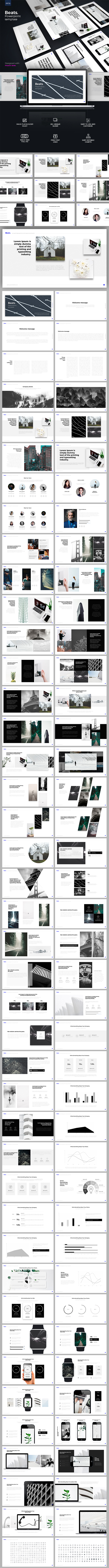 Beats Powerpoint Template - PowerPoint Templates Presentation Templates