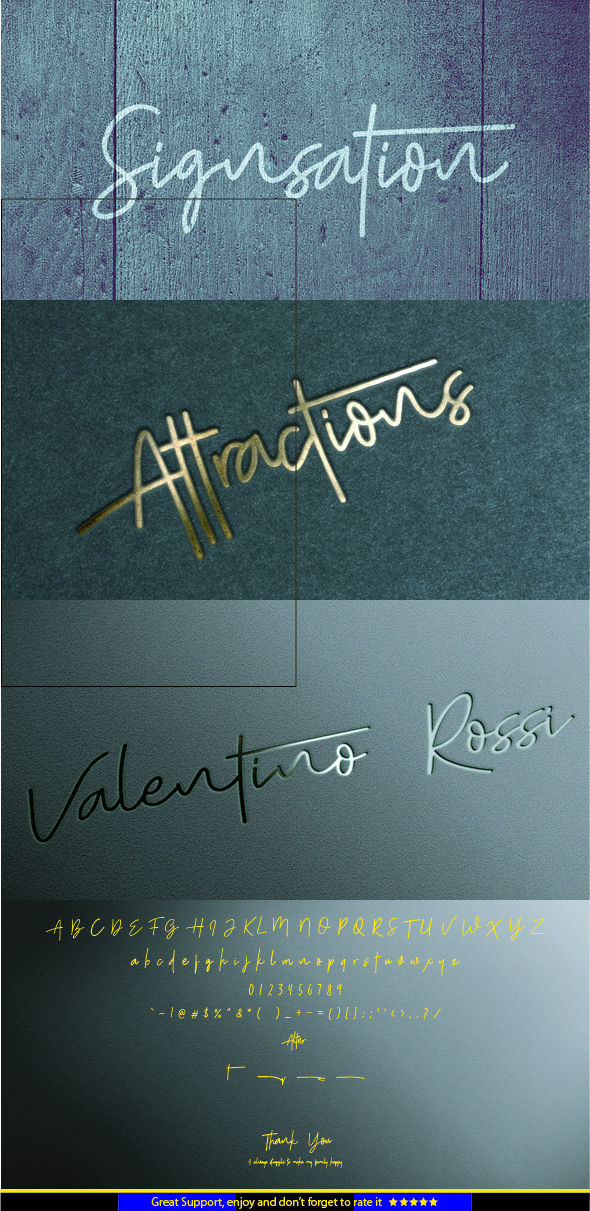 Signsation - Calligraphy Script