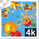 Golden Christmas Item Particles Transition – 7 Variations – 4k - VideoHive Item for Sale