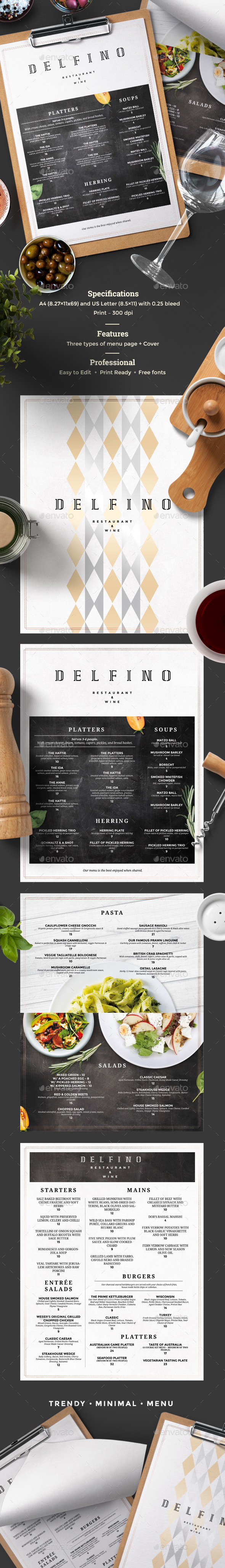 GraphicRiver Restaurant Menu 20992101 GraphicRiver Restaurant Menu 20992101