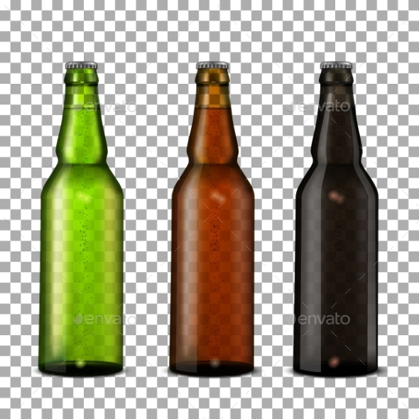 GraphicRiver Beer Bottles Set 20992131