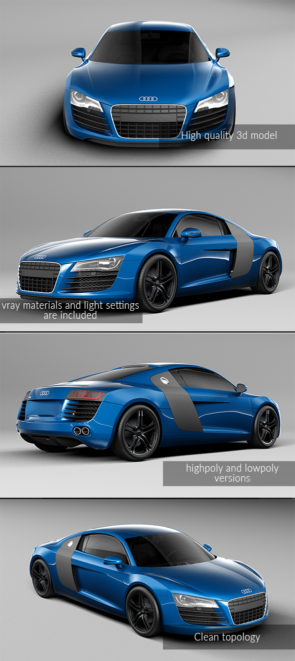 3DOcean Audi R8 20992345 3DOcean Audi R8 20992345