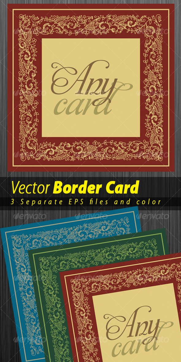 Border Desing for any type of card