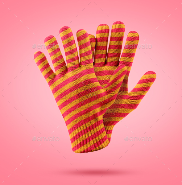 Download Winter Gloves Mockup by rebrandy | GraphicRiver
