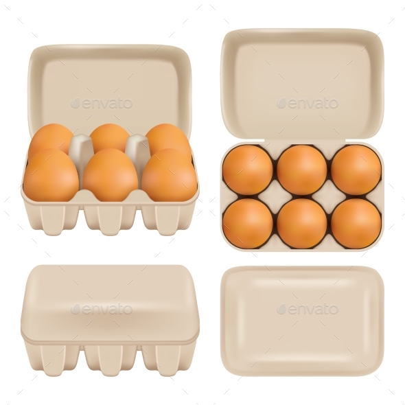 GraphicRiver Vector Egg Carton Consumer Pack Set 20992980 GraphicRiver Vector Egg Carton Consumer Pack Set 20992980