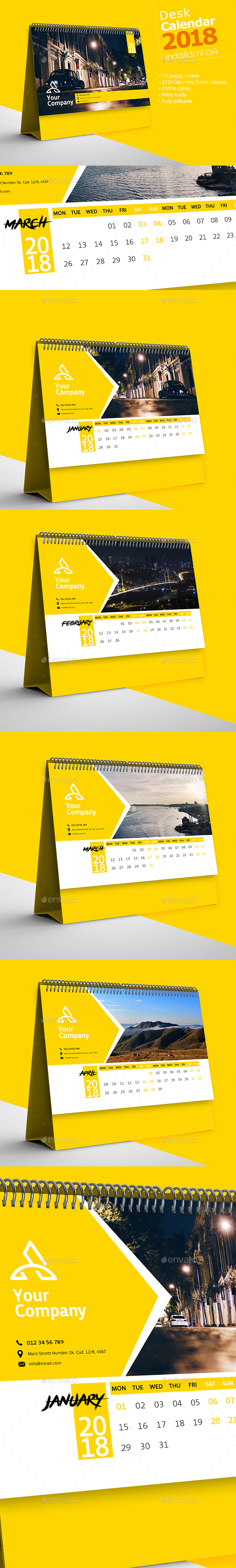 Desk Calendar 2018 - Calendars Stationery