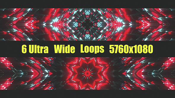 Red Blue Flashes VJ Loops Pack II alt