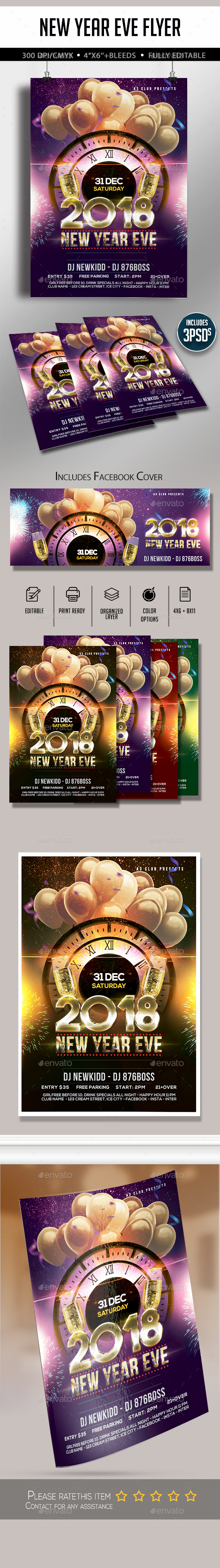 GraphicRiver New Year Eve Flyer 20995026 GraphicRiver New Year Eve Flyer 20995026