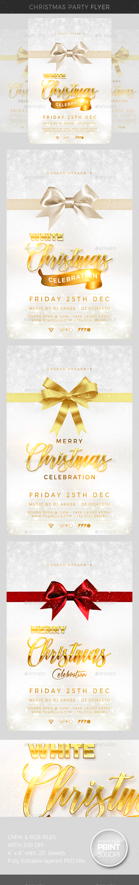 Christmas Party - Events Flyers