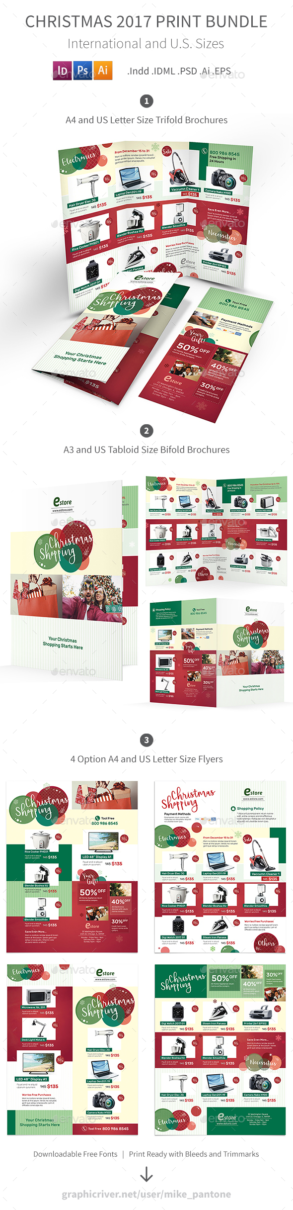 Christmas 2017 Print Bundle - Informational Brochures