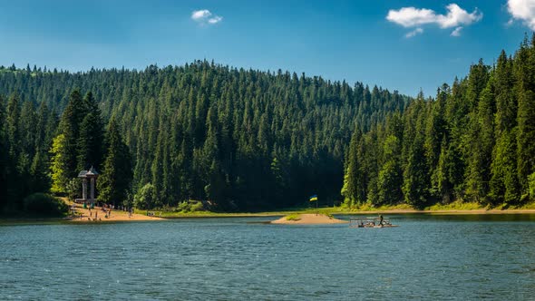 Lake Synevir Summer in Ukraine