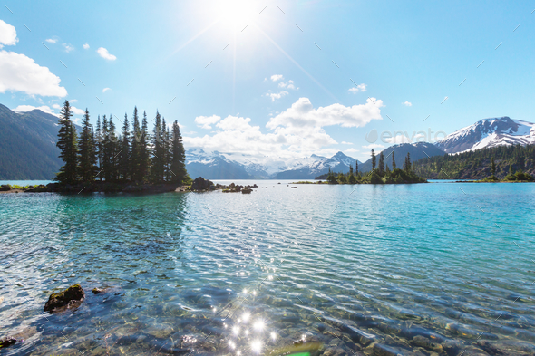 Garibaldi lake - Stock Photo - Images