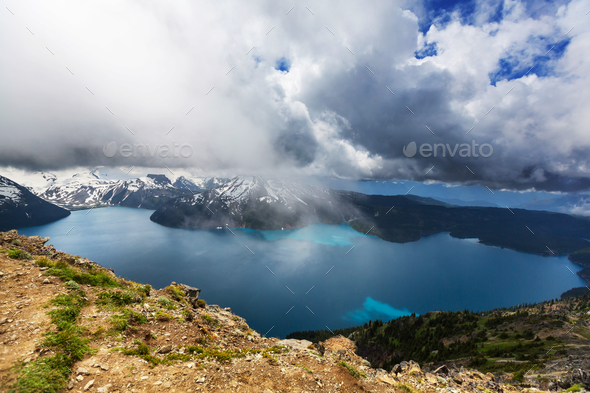 Garibaldi lake - Stock Photo - Images