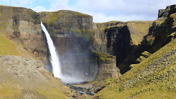 Haifoss Waterfall, Iceland