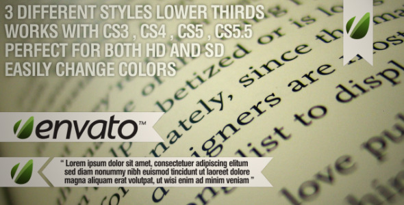 Bookmark Lower Thirds - VideoHive 2046338