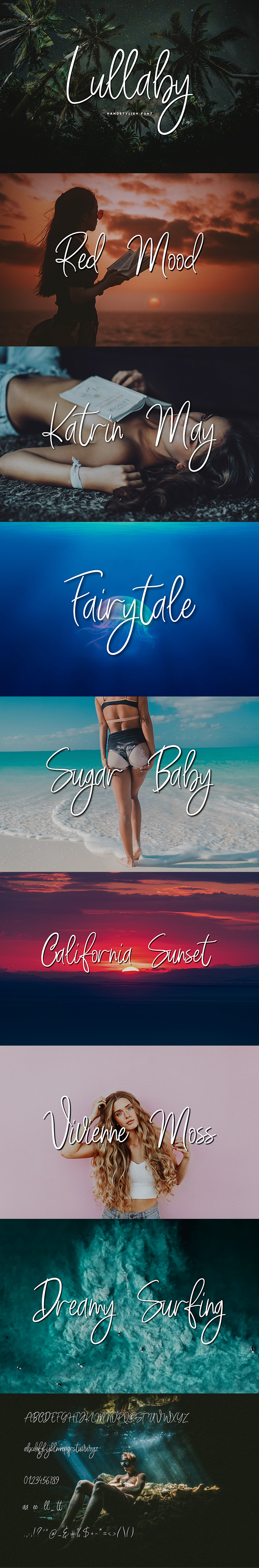 Lullaby Handstylish Font - Handwriting Fonts