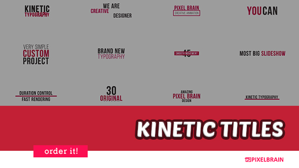 Videohive Kinetic Typography 20880695