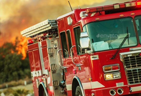 Firefighting Operations Truck - Stock Photo - Images