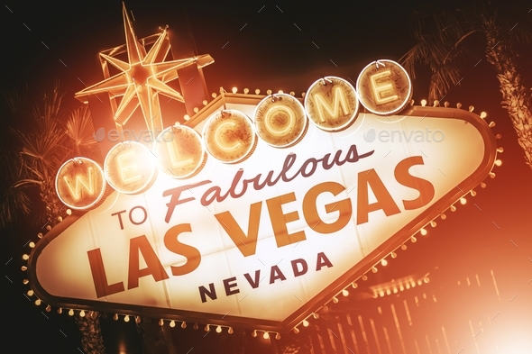 Strip Sign of Las Vegas - Stock Photo - Images